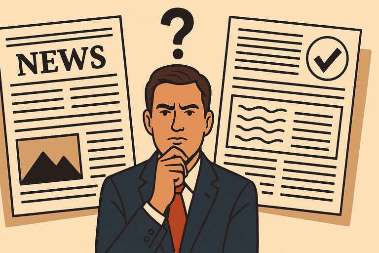 News or Fiction: Can You Tell the Difference?