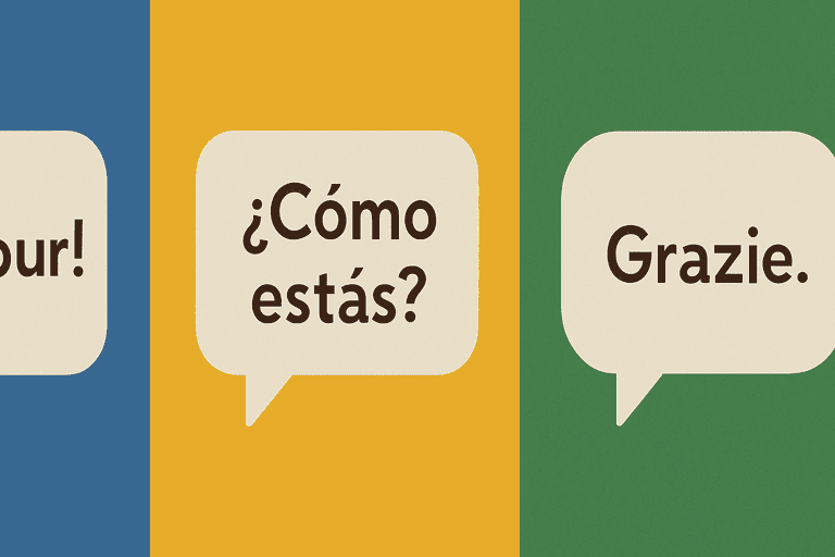 Can You Translate These Basic Phrases from French, Spanish, and Italian?